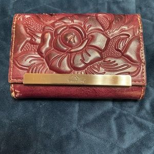 Patricia Nash Tooled Leather Purple Wallet